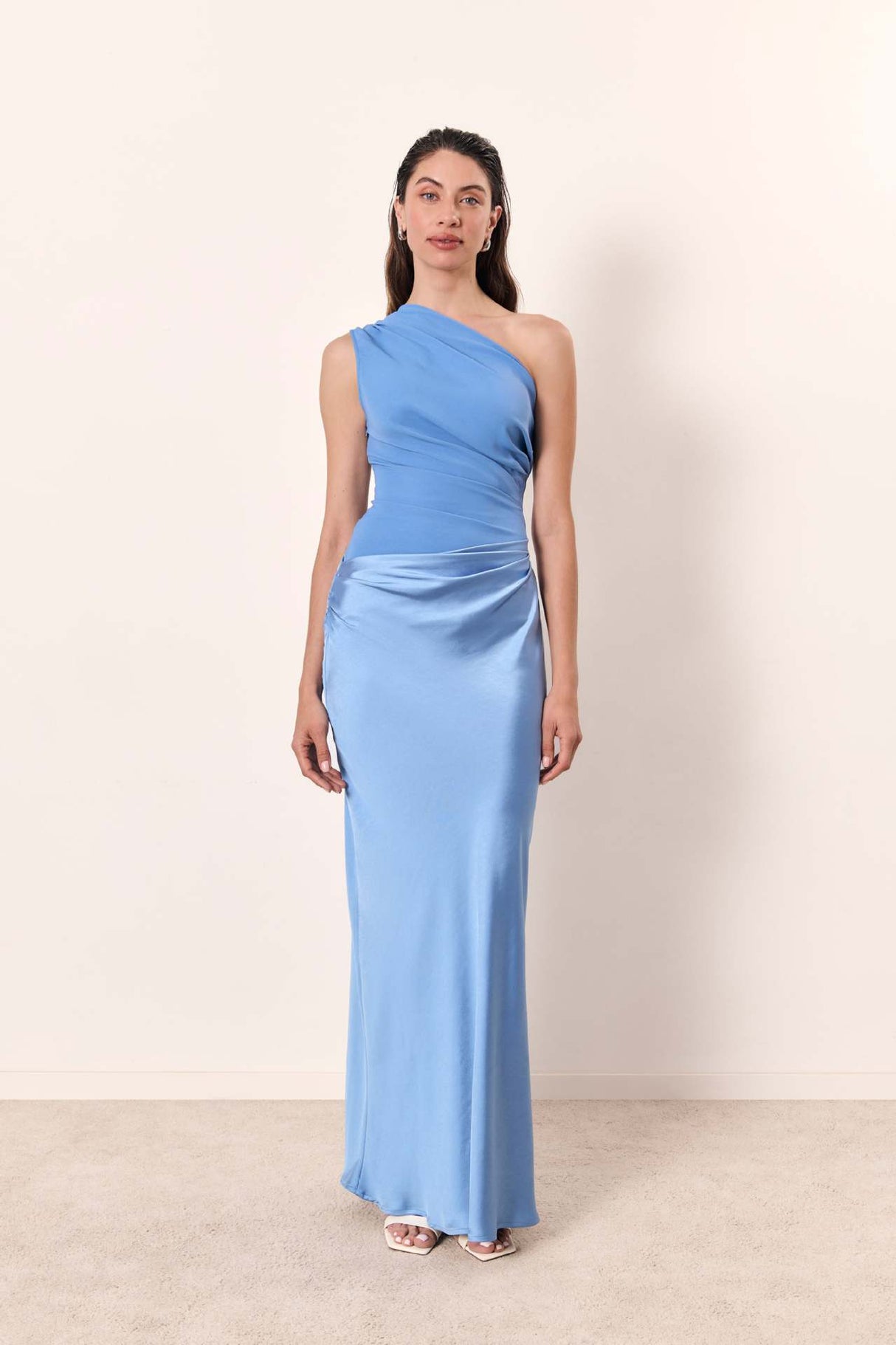 Marcelia Backless Hip Skirt Maxi Dress